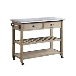 Alex Neutral Gray Kitchen Cart with Wine Rack by 4D Concepts 14 Alex Neutral Gray Kitchen Cart with Wine Rack by 4D Concepts -Decor Therapy Sale neutral gray 4d concepts kitchen carts 980520 44 1000