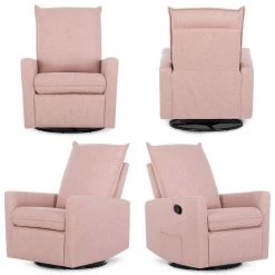 Faye Glider Recliner/Swivel Glider in Dovetail Gray by Evolur -Decor Therapy Sale pink evolur rockers gliders ottomans 6117 rose 1f 1000