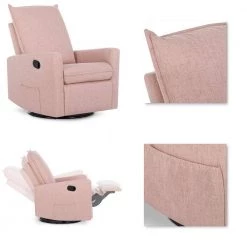Faye Glider Recliner/Swivel Glider in Dovetail Gray by Evolur -Decor Therapy Sale pink evolur rockers gliders ottomans 6117 rose 44 1000