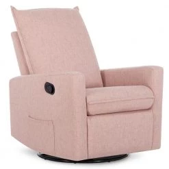 Faye Glider Recliner/Swivel Glider in Dovetail Gray by Evolur
