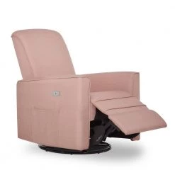 Harlow Pink Deluxe Glider Power Recliner Rocker by Evolur -Decor Therapy Sale pink evolur rockers gliders ottomans 612 pink 1f 1000