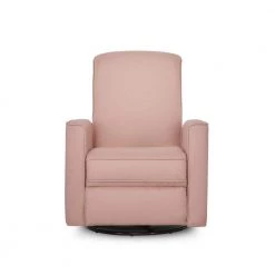 Harlow Pink Deluxe Glider Power Recliner Rocker by Evolur
