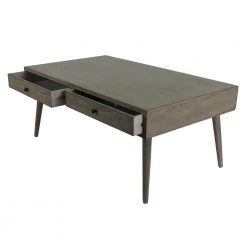 Mid 42 in. Restoration Gray Large Rectangle Wood Coffee Table with Drawers by Decor Therapy -Decor Therapy Sale restoration gray decor therapy coffee tables fr8677 c3 1000