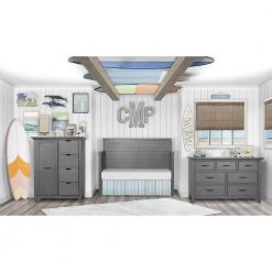 Belmar Rustic Grey Flat 5-in-1 Convertible Crib by Evolur 11 Belmar Rustic Grey Flat 5-in-1 Convertible Crib by Evolur -Decor Therapy Sale rustic grey evolur cribs 884 rg 44 1000