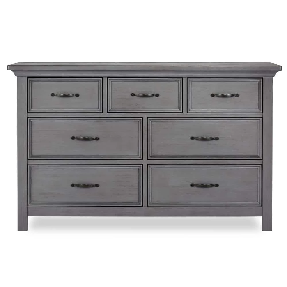 Belmar 7-Drawer Rustic Grey Dresser by Evolur 1 Belmar 7-Drawer Rustic Grey Dresser by Evolur