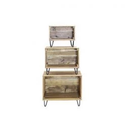 Java Rustic Natural Storage Bin Cabinets by 4D Concepts -Decor Therapy Sale rustic natural 4d concepts accent cabinets 680611 77 1000