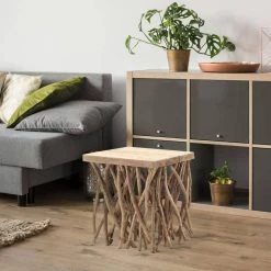 Java 18.5 in. Rustic Natural Stick Side Table by 4D Concepts 11 Java 18.5 in. Rustic Natural Stick Side Table by 4D Concepts -Decor Therapy Sale rustic natural 4d concepts end side tables 674531 31 1000