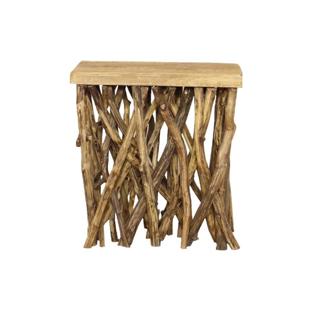 Java 18.5 in. Rustic Natural Stick Side Table by 4D Concepts 4 Java 18.5 in. Rustic Natural Stick Side Table by 4D Concepts - Image 4