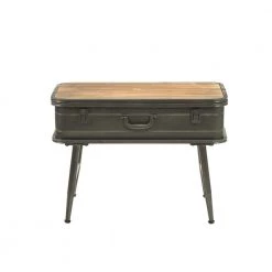 Urban Loft Rustic Natural Pine Trunk Tables by 4D Concepts