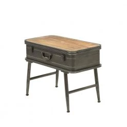 Urban Loft Rustic Natural Pine Trunk Tables by 4D Concepts -Decor Therapy Sale rustic natural pine 4d concepts end side tables 162009 fa 1000