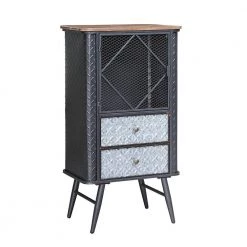 Canyon 41.9 in. Metal Wood Bookcase by 4D Concepts 8 Canyon 41.9 in. Metal Wood Bookcase by 4D Concepts -Decor Therapy Sale rustic wood metal 4d concepts bookcases bookshelves 10130 4f 1000