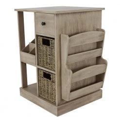 Nora Natural Wood Console Accent Table by Decor Therapy