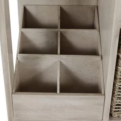 Nora Natural Wood Console Accent Table by Decor Therapy -Decor Therapy Sale sahara morning seagrass baskets decor therapy end side tables fr8752 77 1000