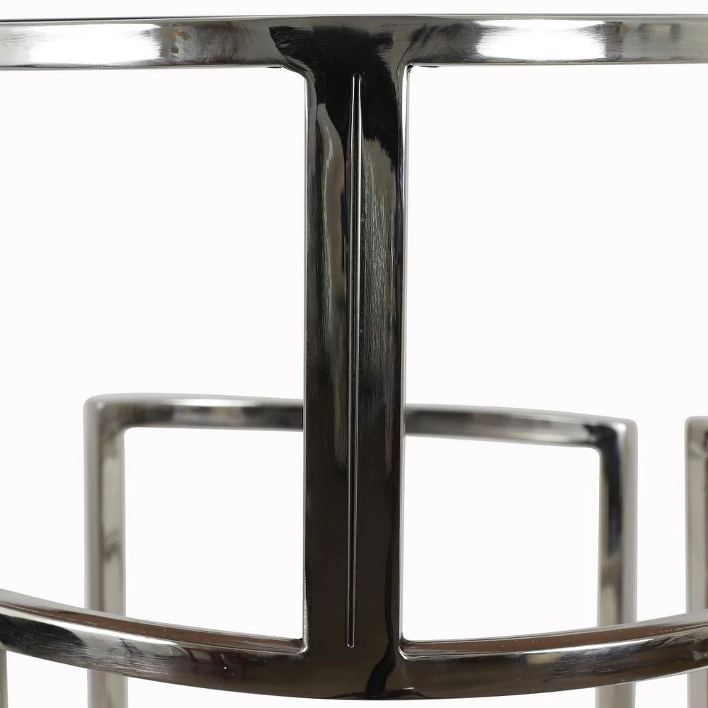 Adrian Silver Mirrored Nesting Tables by Decor Therapy 2 Adrian Silver Mirrored Nesting Tables by Decor Therapy - Image 2
