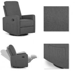 Skye Silent Night Glider Recliner/Swivel Glider/Easy assembly Recliner Chair by Evolur -Decor Therapy Sale silent night evolur rockers gliders ottomans 6115 sn d4 1000