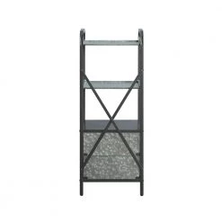 Intek 15 in. W x 13 in. D x 39 in. H Silver 2-Drawer Floor Cabinet by 4D Concepts 10 Intek 15 in. W x 13 in. D x 39 in. H Silver 2-Drawer Floor Cabinet by 4D Concepts -Decor Therapy Sale silver 4d concepts bookcases bookshelves 134025 44 1000