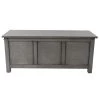 Lewis Smoke Grey Lift-Top Storage Bench by Decor Therapy