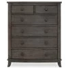 Signature Smokey Brushed Grey Amsterdam Tall Chest by Evolur