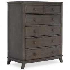 Signature Smokey Brushed Grey Amsterdam Tall Chest by Evolur -Decor Therapy Sale smokey brushed grey evolur kids dressers 913 sbg 77 1000