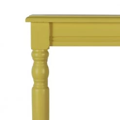 Simplify Soft Yellow End Table by Decor Therapy -Decor Therapy Sale soft yellow decor therapy end side tables fr11046 1f 1000