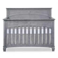 Santa Fe Storm Grey 5 in 1 Convertible Crib by Evolur