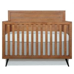 Stilnovo Mid Century Sugar Cane 4-in-1 Convertible Crib by Evolur