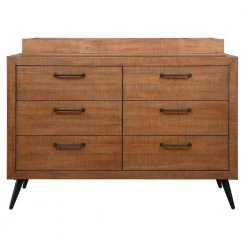 Stilnovo Mid Century Sugar Cane Double Dresser by Evolur