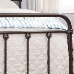 Amelia Textured Bronze Twin Metal Platform Bed by 4D Concepts -Decor Therapy Sale textured bronze 4d concepts platform beds 143443 c3 1000