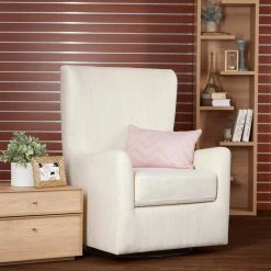 Sage Thunder Swivel Glider/Ergonomic Design/Easy Assembly Glider by Evolur -Decor Therapy Sale thunder evolur rockers gliders ottomans 619a thunder 4f 1000