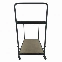 Dominic Vanilla Bean Bar Cart with Shelves and Wheels by Decor Therapy 11 Dominic Vanilla Bean Bar Cart with Shelves and Wheels by Decor Therapy -Decor Therapy Sale vanilla bean decor therapy bar carts fr11429 66 1000