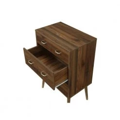 Montage Mid-Century 3-Drawer Walnut Chest of Drawers by 4D Concepts -Decor Therapy Sale walnut 4d concepts chest of drawers 151003 77 1000