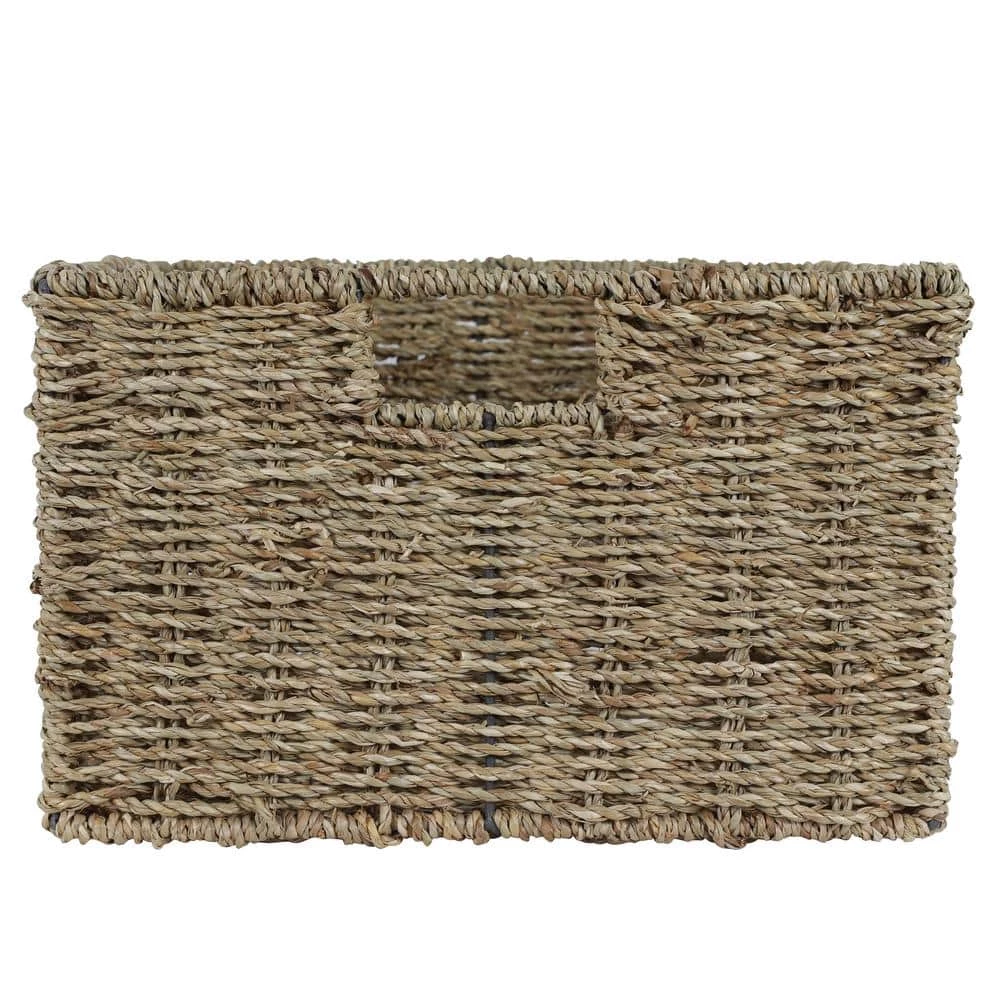 Urban Farmhouse Walnut 3-Drawer Basket End Table by Decor Therapy 4 Urban Farmhouse Walnut 3-Drawer Basket End Table by Decor Therapy - Image 4