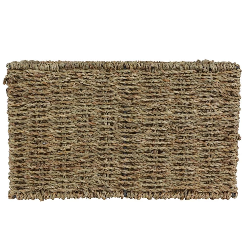 Urban Farmhouse Walnut 3-Drawer Basket End Table by Decor Therapy 5 Urban Farmhouse Walnut 3-Drawer Basket End Table by Decor Therapy - Image 5