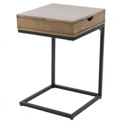 Porter Walnut C-Shaped Table with Drawer by Decor Therapy 10 Porter Walnut C-Shaped Table with Drawer by Decor Therapy -Decor Therapy Sale walnut decor therapy end side tables fr8851 c3 1000