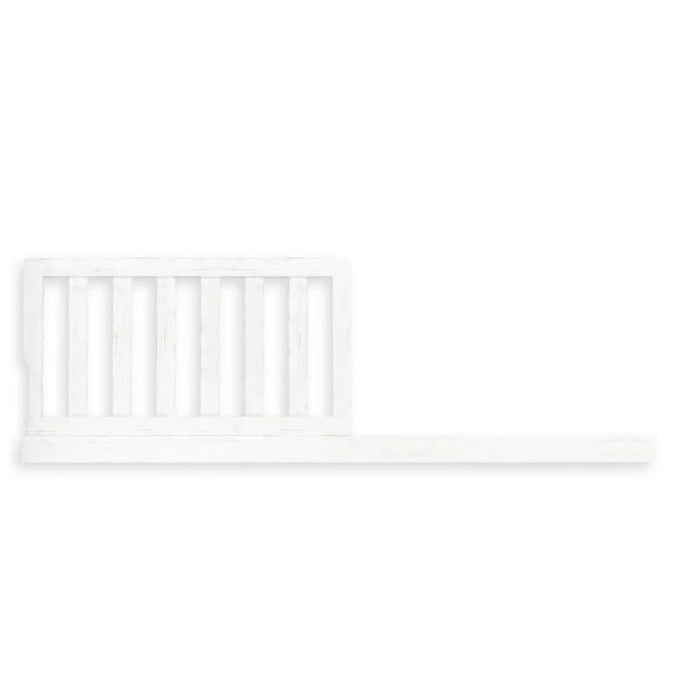 Weathered White Toddler Rail by Evolur 1 Weathered White Toddler Rail by Evolur