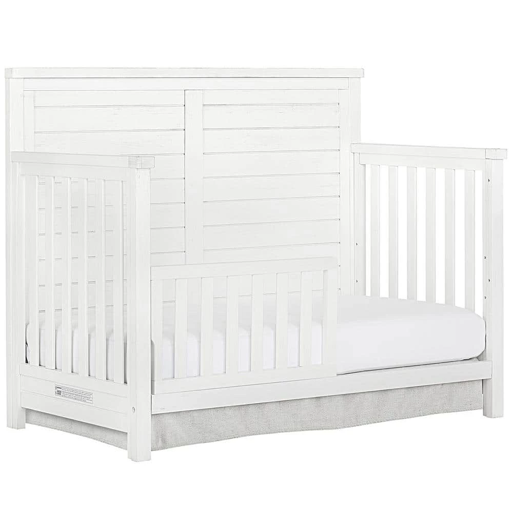 Weathered White Toddler Rail by Evolur 2 Weathered White Toddler Rail by Evolur - Image 2