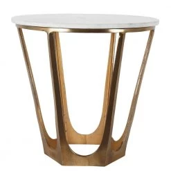 Luvino Marble and Gold Side Table by Decor Therapy 8 Luvino Marble and Gold Side Table by Decor Therapy -Decor Therapy Sale white and gold decor therapy end side tables fr8744 a0 1000