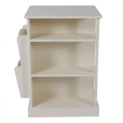Nora White Accent Table with Storage and Shelves by Decor Therapy 19 Nora White Accent Table with Storage and Shelves by Decor Therapy -Decor Therapy Sale white decor therapy end side tables fr11032 44 1000