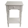 Accent White End Table by Decor Therapy