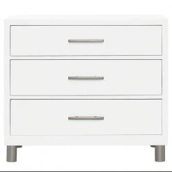 Loft Art Decor White Chest by Evolur