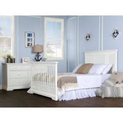 Parker Winter White 5-in-1 Convertible Crib by Evolur -Decor Therapy Sale winter white evolur cribs 842 w 76 1000