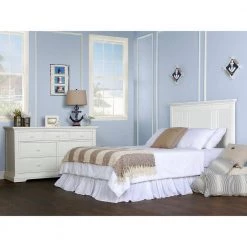 Parker Winter White 5-in-1 Convertible Crib by Evolur -Decor Therapy Sale winter white evolur cribs 842 w fa 1000